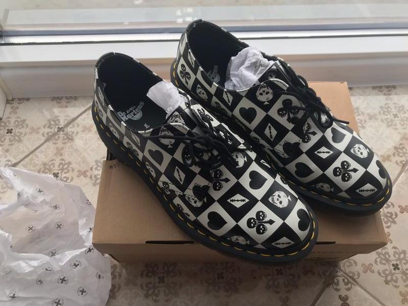 dr martens 1461 playing card