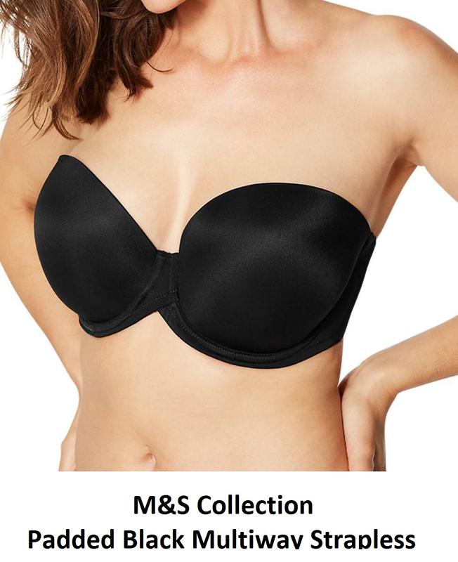 75g бюстбалконет m&s multiway, съёмные бретели, силиконовые полоски