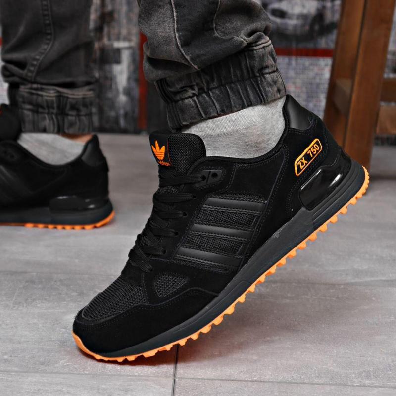 Adidas black zx 750 sale