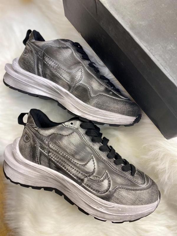 Эксклюзивные кожаные кроссовки sacai x nike, кроссовки сакаи найк, 39 ...
