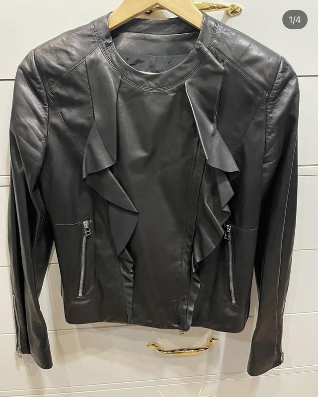 Кожаная кофта valentino — цена 5800 грн в каталоге Джемперы Купить ...