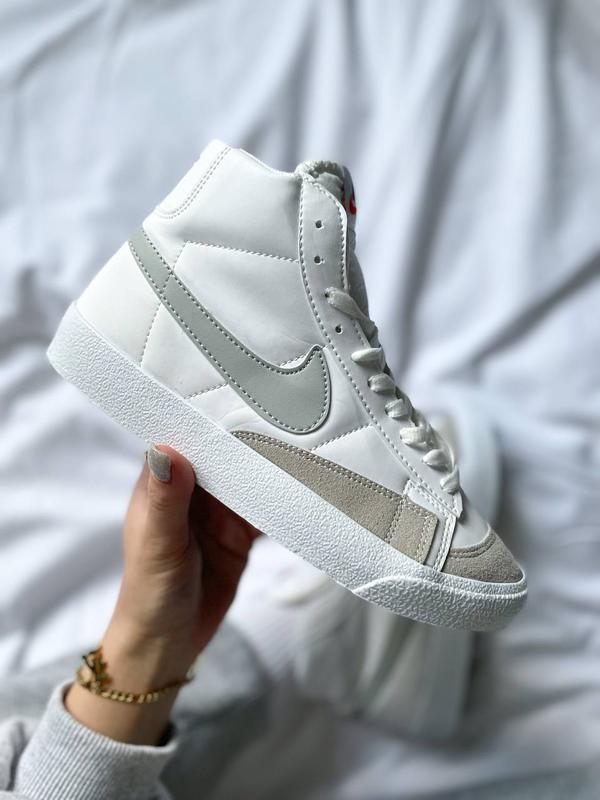 Nike blazer mid vintage 77 white metallic silver 1890 111751315