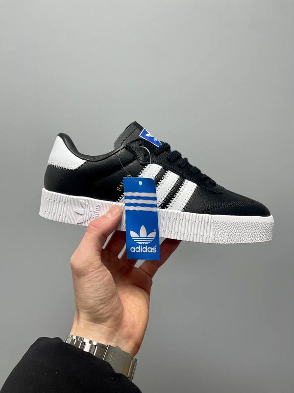 Жіночі кросівки adidas samba rose black white женские кроссовки адидас ...
