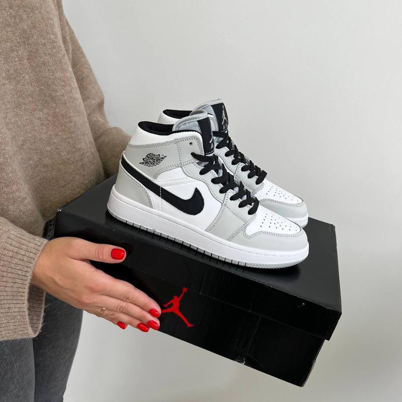 jordan 1 high grey and black