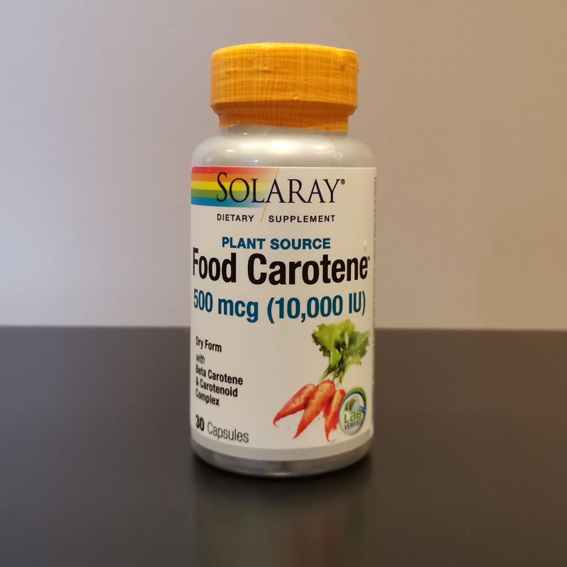 Solaray beta carotine бета каротин - витамин а - 10000iu — цена 250 грн ...