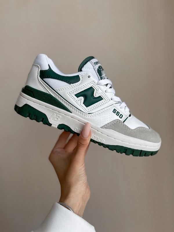 Женские кроссовки new balance 550 white green 36-38-39-41 — цена 2400 ...