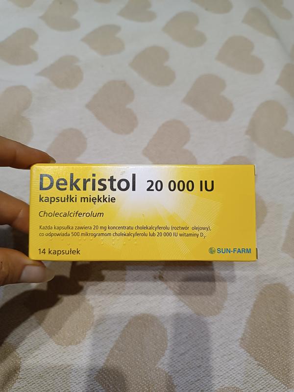 Dekristol 20000 декристол витамин д3 — цена 370 грн в каталоге