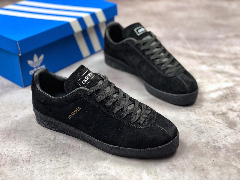 adidas topanga all black