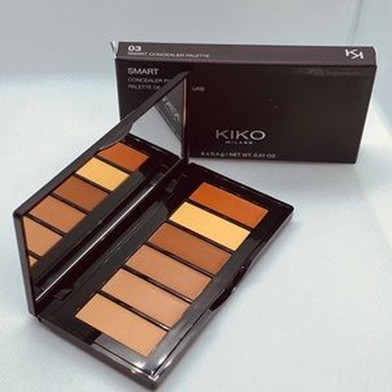 KIKO Milano Smart Concealer Brush 100 – Flacher Pinsel Für Concealer & Lidschatten, Synthetikborsten