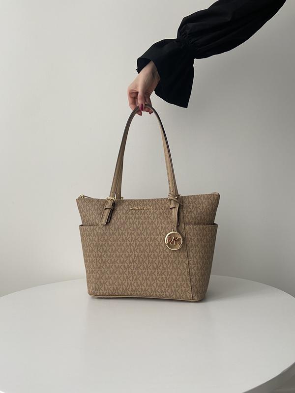 Жіноча брендова сумка michael kors jet set top zip tote оригінал жіноча ...