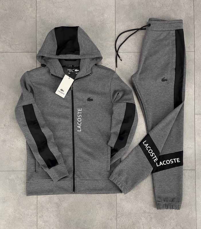 Мужской спортивный костюм lacoste tech fleece демисезонный весенний ...