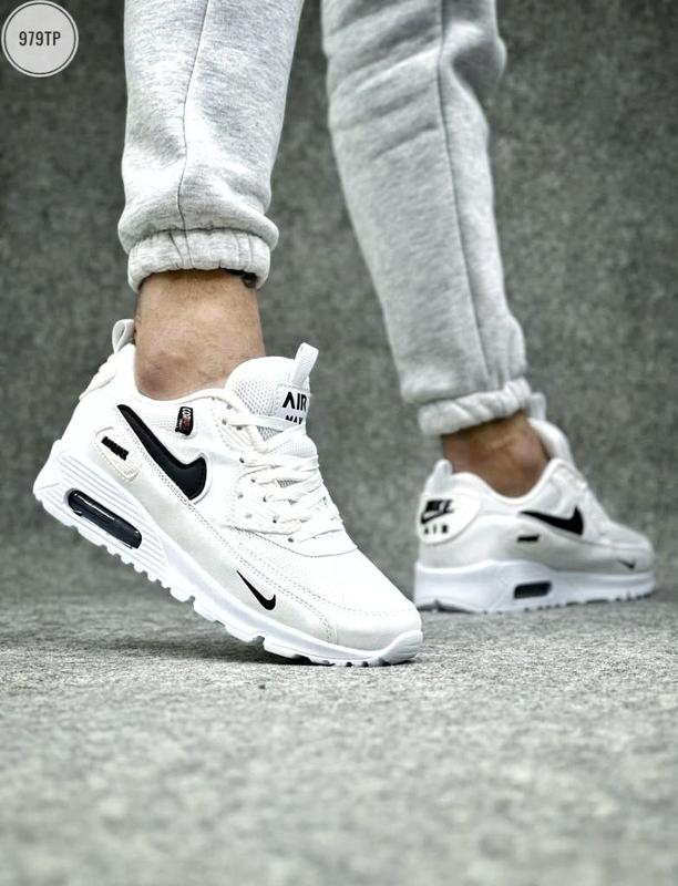 Белые, мужские кроссовки nike air max 90 — цена 1780 грн в каталоге ...