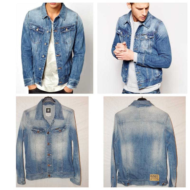 Куртка джинсовая slim tailor denim jacket g star raw — цена 650 грн в