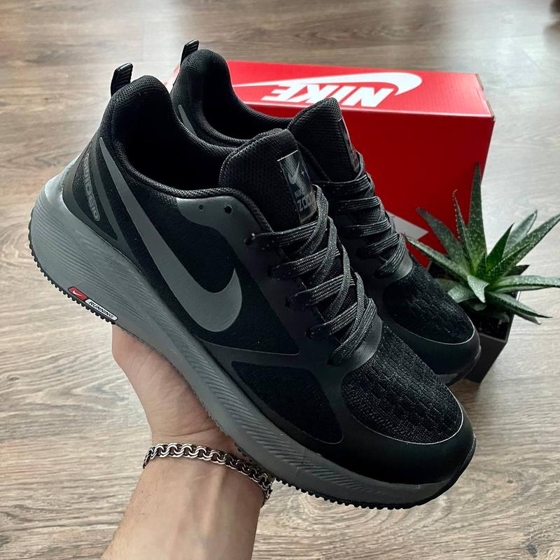 Мужские черные кроссовки в сетку nike 🆕 кроссовки найк весна лето ...