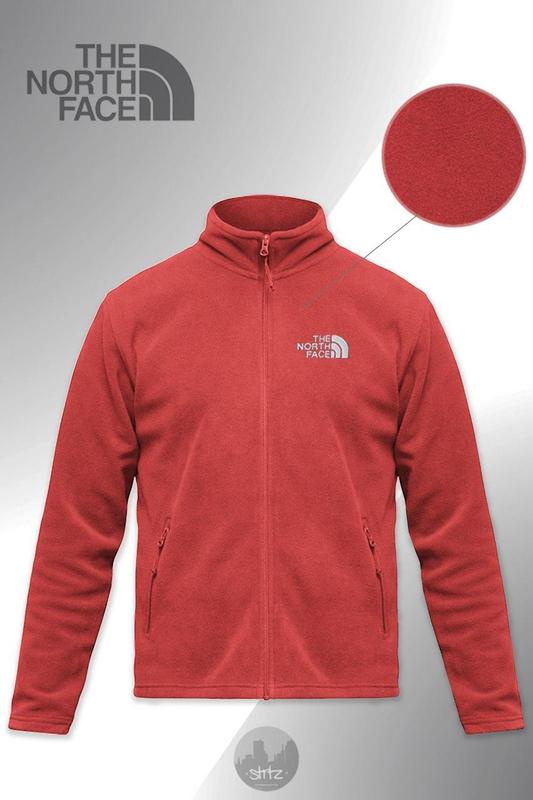 Красная кофта tnf с флисом зимняя мужская флисовка тнф флисовая кофта ...