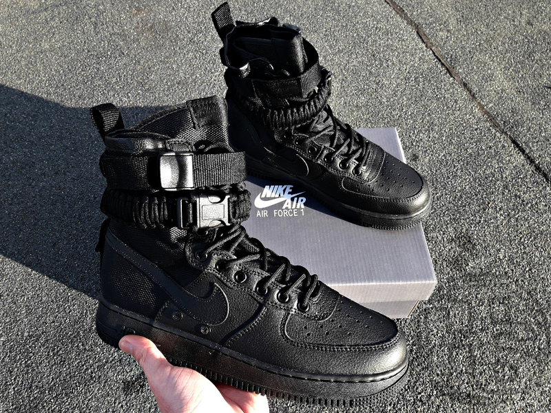 nike special field air force 1 high black