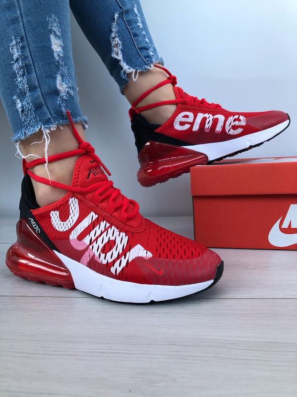 nike air max 270 supreme red