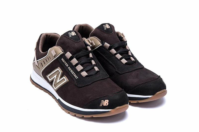 Кроссовки кожаные мужские nb clasic brown — цена 2099 грн в каталоге ...