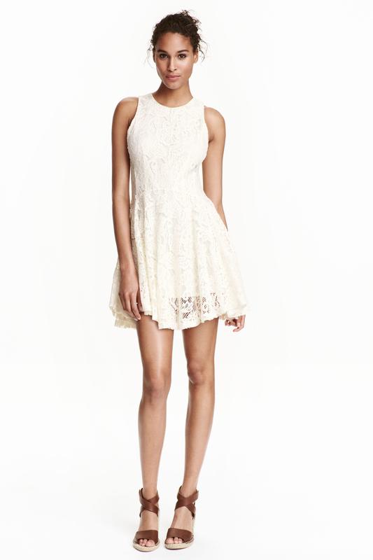 Divided hm платье кружевное белое. белое платье hm. белое короткое платье h m. жаккардовое платье hm. ламода белое платье кружевное.