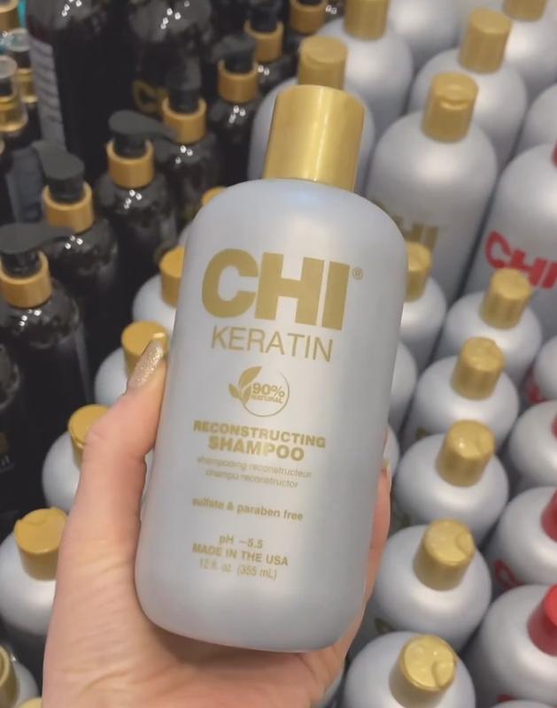 Шампунь кератиновое восстановление / chi keratin reconstructing shampoo ...
