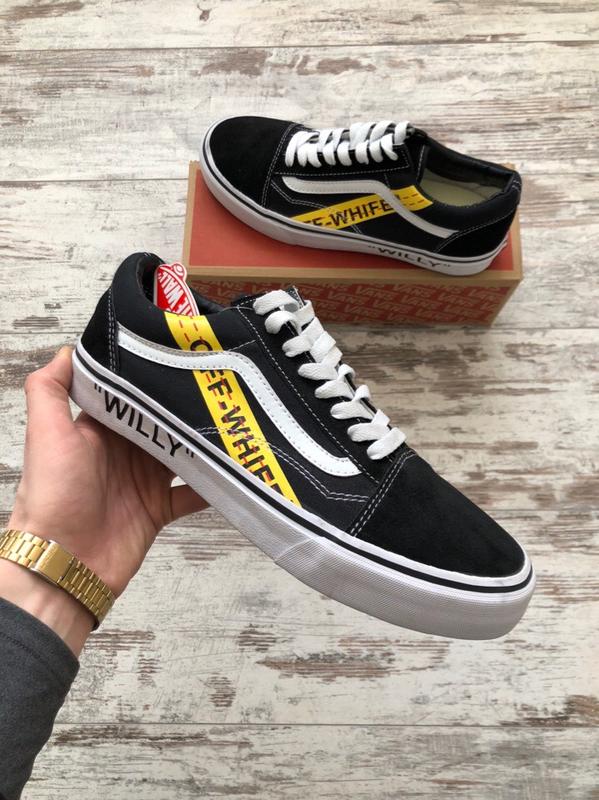 Кроссовки off white x vans old skool willy — цена 950 грн в каталоге  Кроссовки ✓ Купить мужские вещи по доступной цене на Шафе | Украина  #20752168