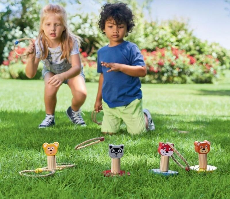 Игра метание колец playtive. развивающий кольцеброс бросание кольца ...