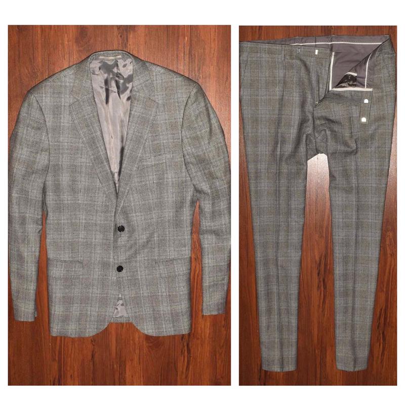 Hugo boss wool suit мужской премиальный костюм хуго босс — цена 4990