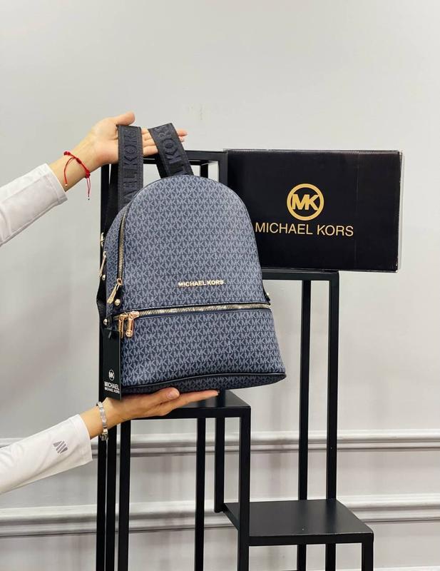Рюкзак черныйй женский мужской в стиле michael kors рюкзак майкл корс ...