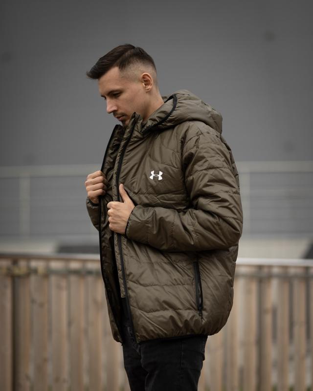 Чоловіча куртка under armour хакі / куртка на осінь - весну андер армор ...