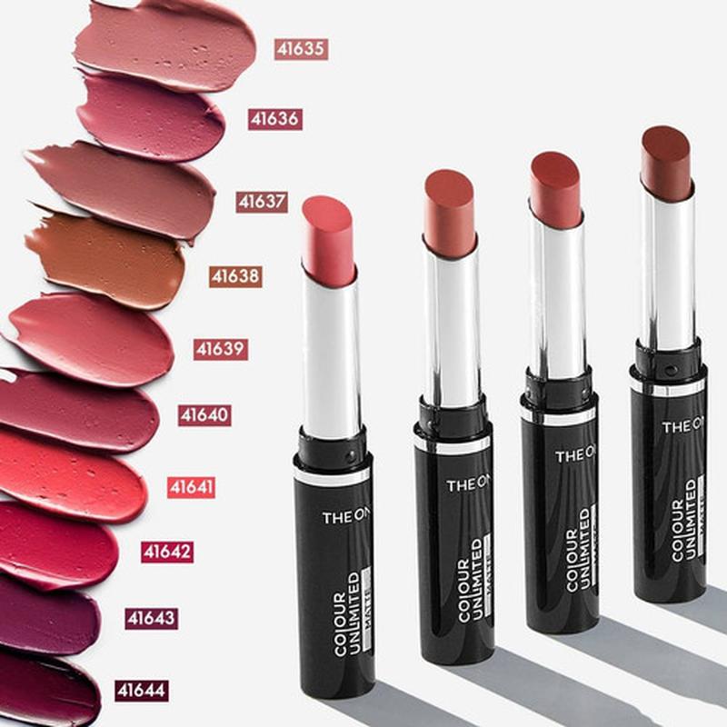 Стойкая супер матовая губная помада the one colour unlimited 2.5гр ...