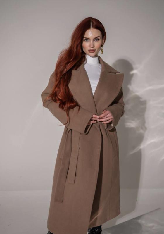 Пальто шерсть шерсть шерсть утепленная меди в стиле zara отличное ...