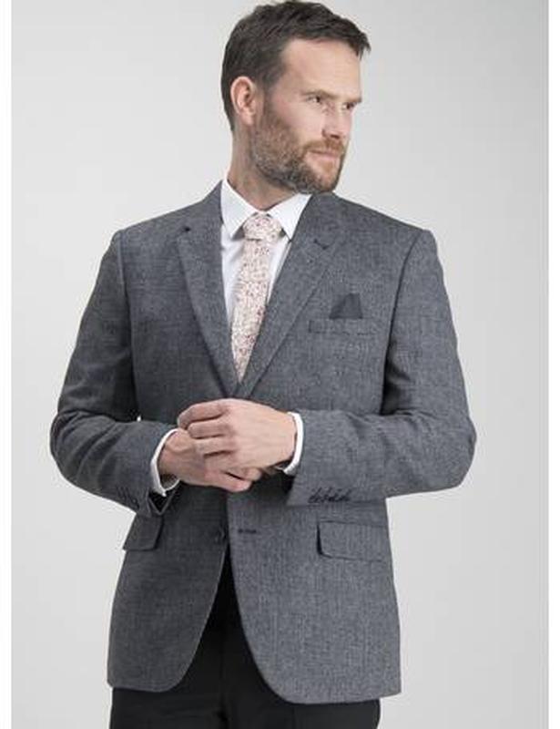 Пиджак серый мужской новый tu men's tailored fit grey suit jacket