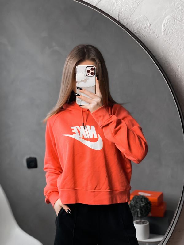 Nike кроп топ худі з нових колекцій найк — цена 690 грн в каталоге Худи ...