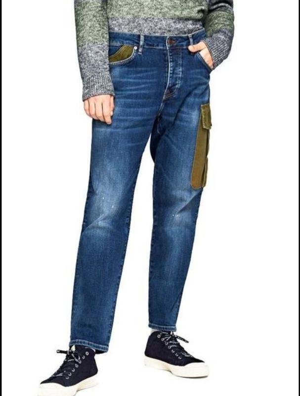 Стильні стильные джинси джинсы карго — цена 750 грн в каталоге Джинсы ✓  Купить мужские вещи по доступной цене на Шафе | Украина #113122931