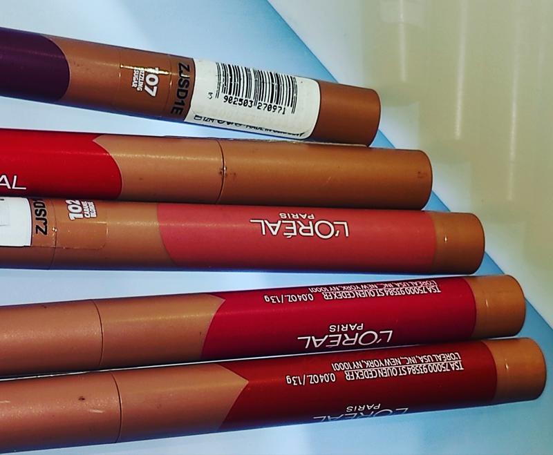 Стойкая помада карандаш l’oréal paris лореаль, удобный грифель ...