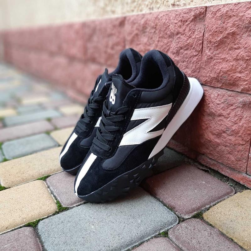 Мужские молодежные черно-белые замшевые кроссовки new balance xc-72 🆕 ...