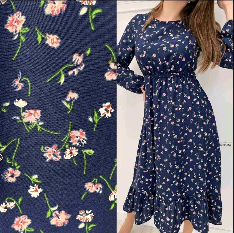 Плаття квіткове 🌸🌸🌸 52 50 48 46 44 р розміри літо весна осінь квіти ...