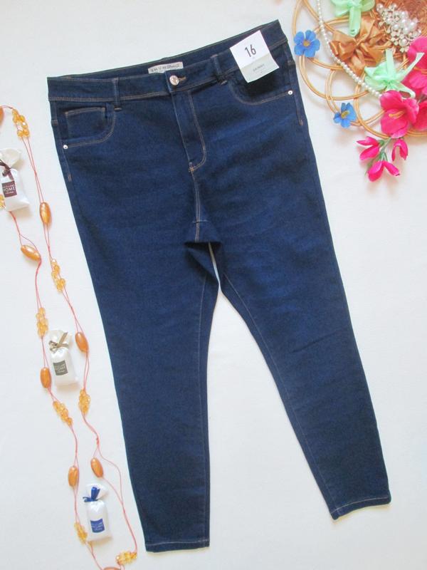Шикарные джинсы скинни батал супер стрейч высокая посадка denim co 💜 ️💜 ...