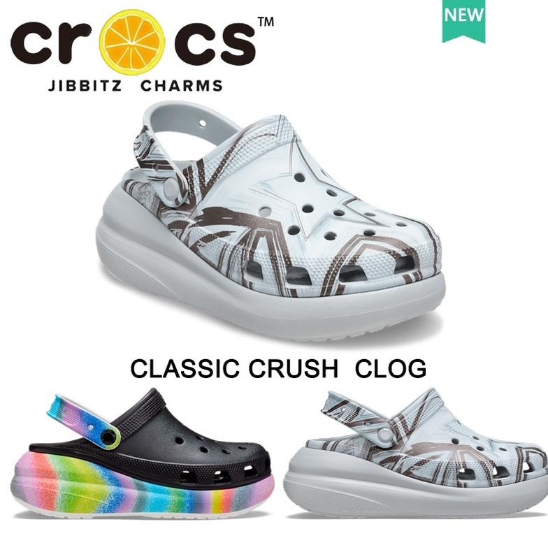 Скидка!crocs classic crush hi-lo disco clog сабо крокс женские ...
