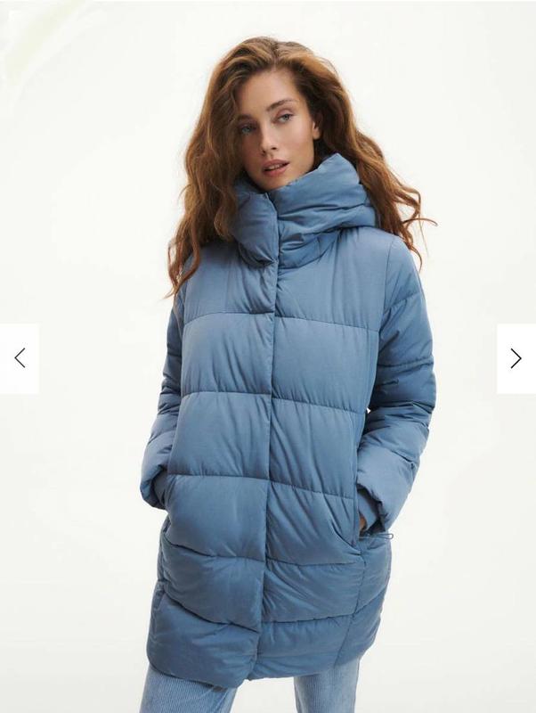 Пальто пуховик reserved куртка курточка оверсайз oversize зима весна ...