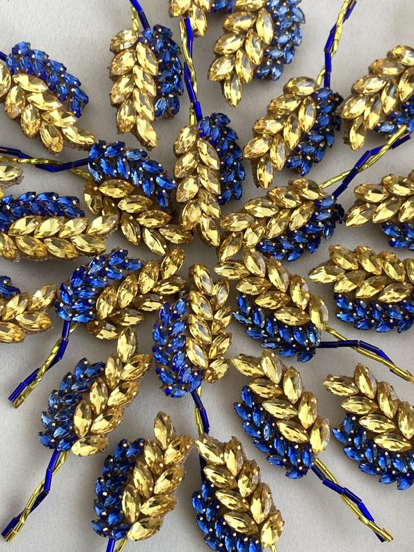 Брошка колоски💙💛 — цена 300 грн в каталоге Броши Купить женские вещи по ...