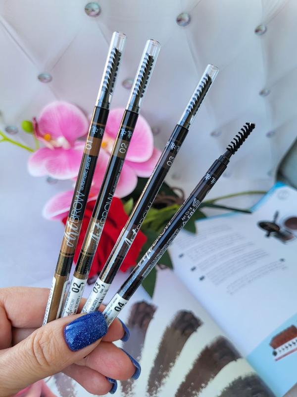 Олівець зі щіточкою для брів тріумф tf cosmetics art brow — цена 59 грн
