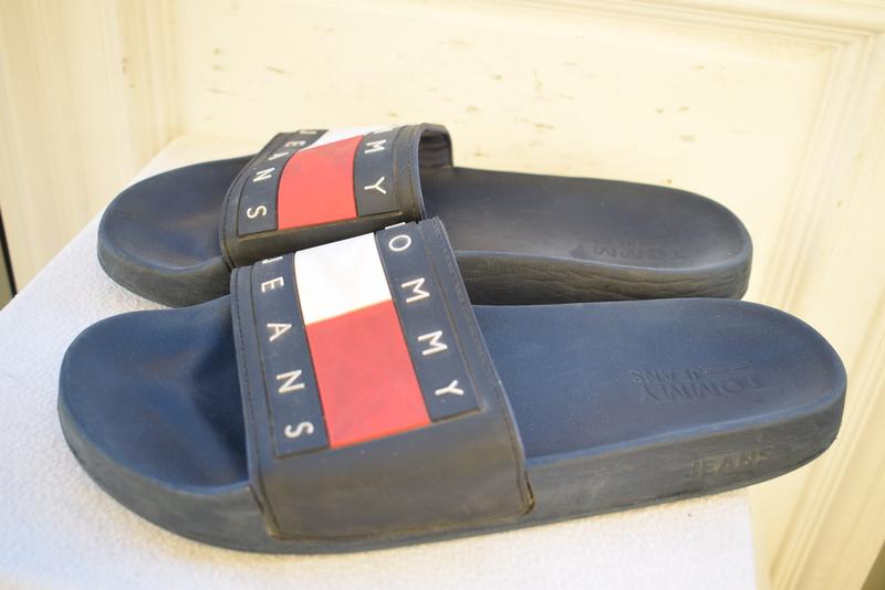 Шлепанцы шлепки сланцы тапки тапочки tommy hilfiger р. 42 27,5 см ...