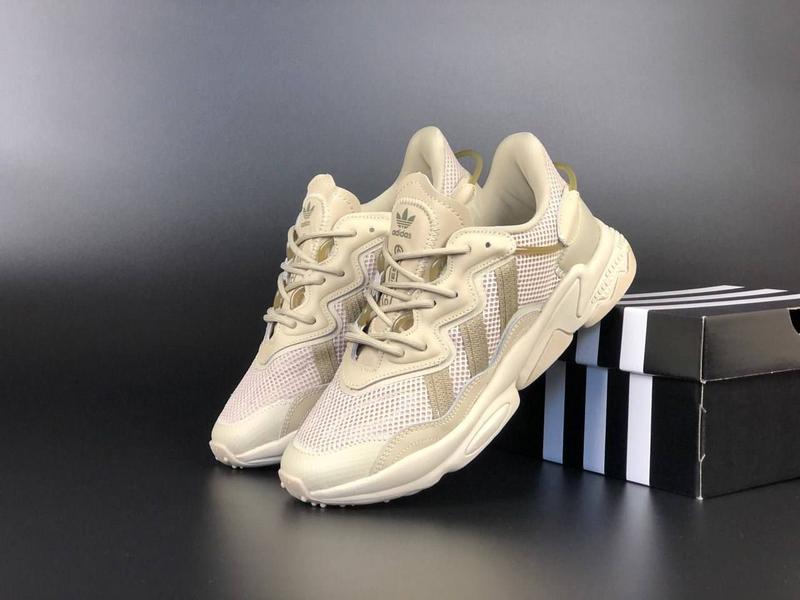 Мужские бежевые кроссовки в сетку adidas ozweego 🆕 кроссовки адидас ...