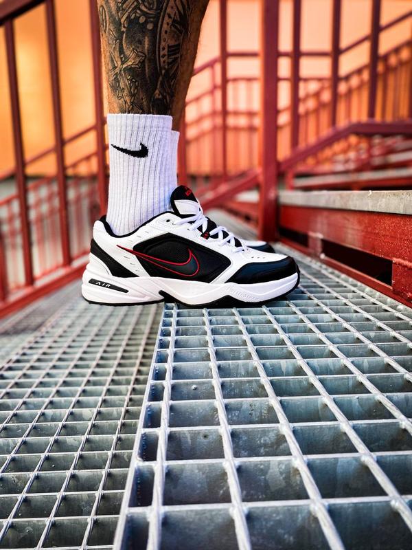 Nike air monarch iv on feet online