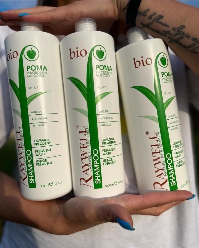 Шампунь для ежедневного использования raywell bio poma shampoo 1000 мл ...