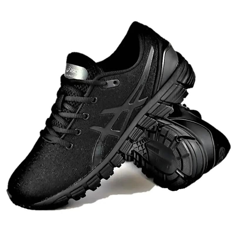 Кроссовки мужские asics gel чёрные, кроссы асикс гель спортивные лёгкие ...