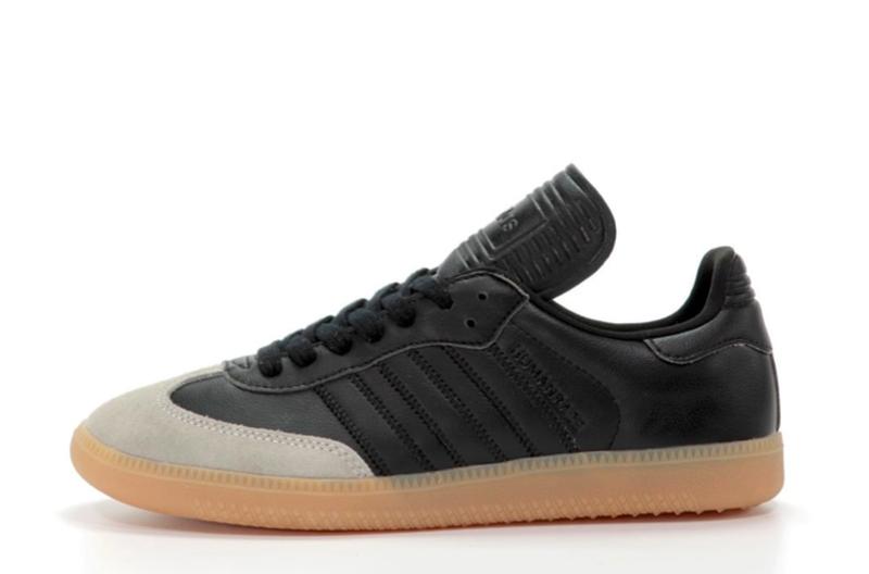 Мужские кроссовки adidas samba og черные, адидас самба натуральная кожа ...