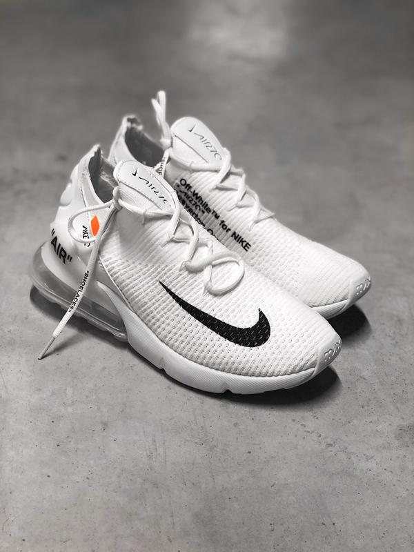 nike air max 270 flyknit off white