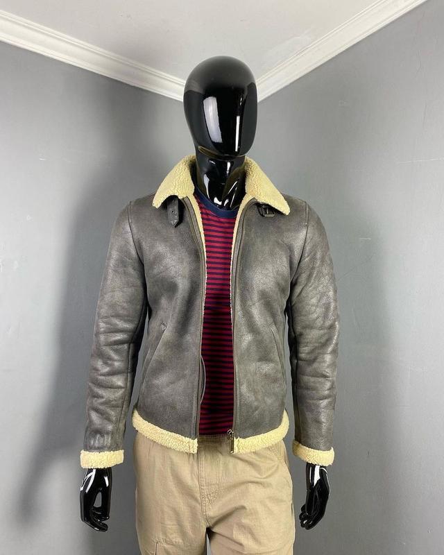 Дубленка zara sheepskin jacket — цена 1199 грн в каталоге Дубленки и